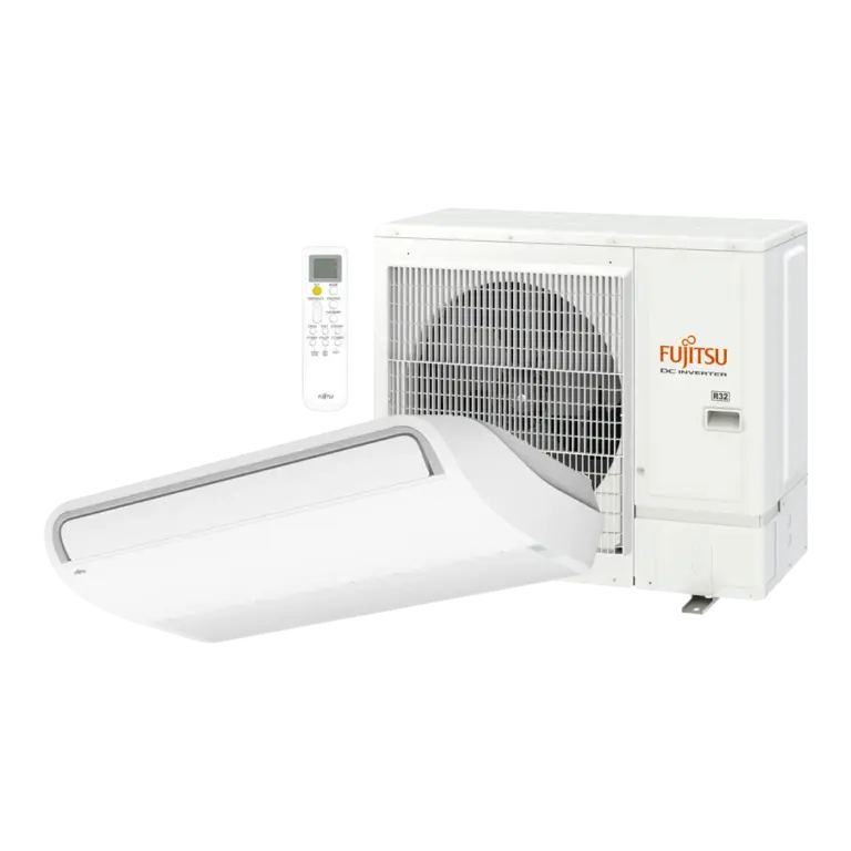 Ar Condicionado Piso Teto Fujitsu Inverter 31000 Btus Quente e Frio 220v R-32