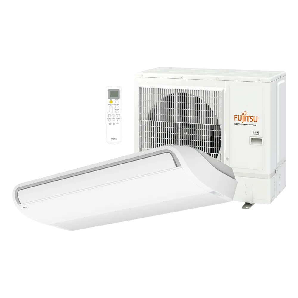 Ar Condicionado Piso Teto Fujitsu Inverter 35000 Btus Quente e Frio 380v R-32